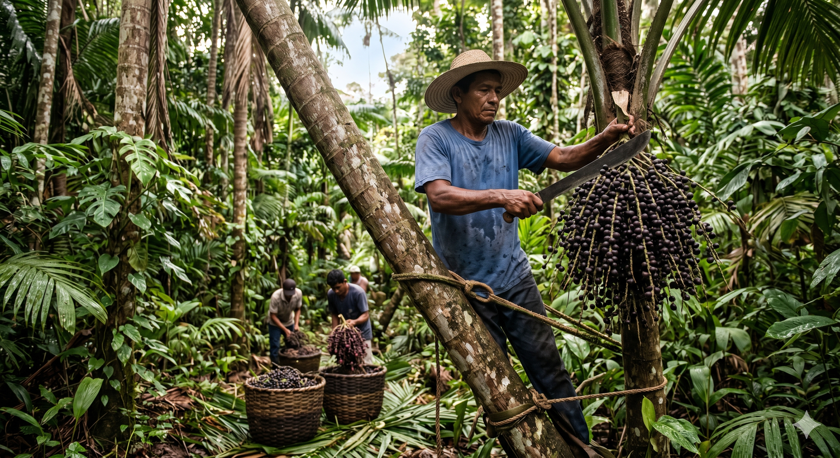 Açaí harvest